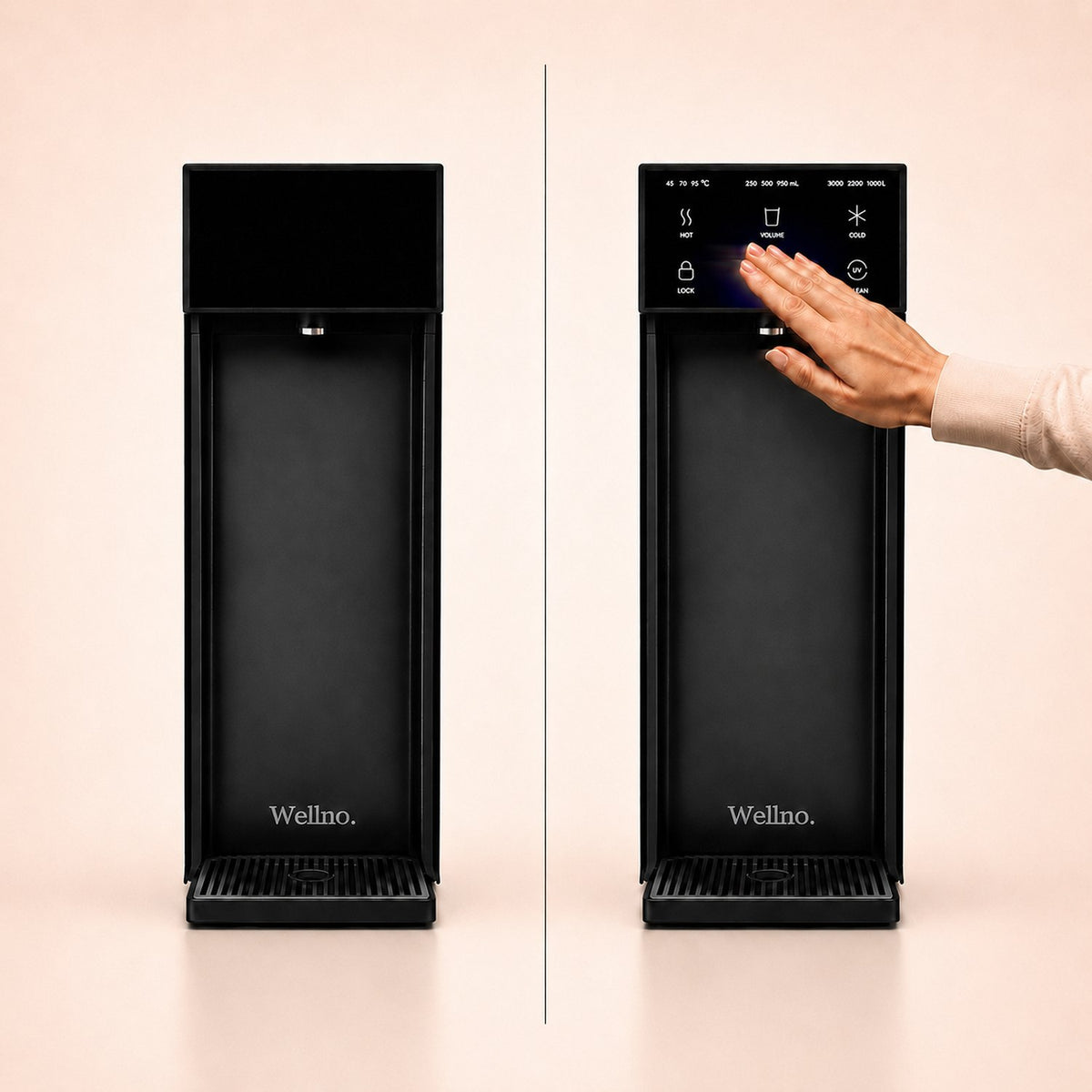 Wellno Flo EcoWake low-power standby that wakes as you approach
