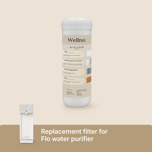 Wellno Flo replacement filter, five-stage all-in-one cartridge